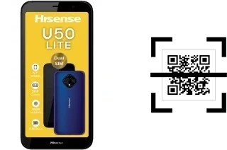 How to read QR codes on a HiSense U50 Lite?