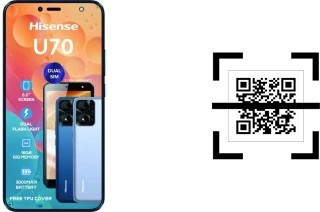 How to read QR codes on a HiSense U70?