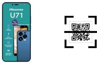 How to read QR codes on a HiSense U71?