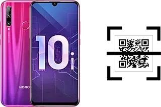 How to read QR codes on a Honor 10i?