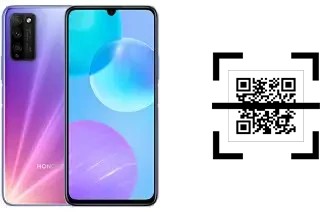 How to read QR codes on a Honor 30 Youth?