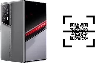 How to read QR codes on a Honor Magic V2 RSR Porsche Design?