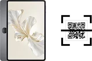 How to read QR codes on a Honor Pad 9?