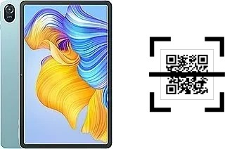 How to read QR codes on a Honor Pad 8?