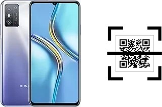 How to read QR codes on a Honor X30 Max?