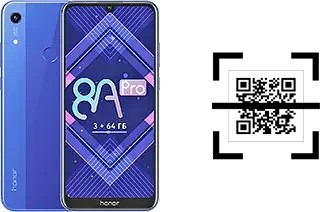 How to read QR codes on a Honor 8A Pro?