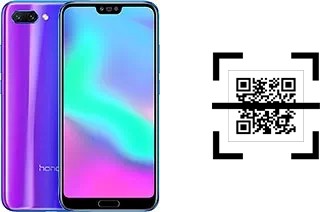 How to read QR codes on a Honor 10?