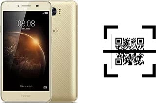 How to read QR codes on a Honor 5A?