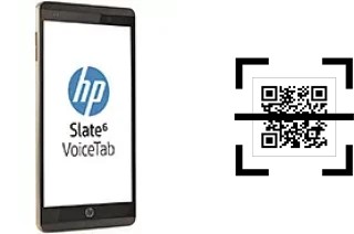 How to read QR codes on a HP Slate6 VoiceTab?