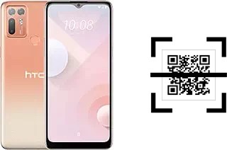 How to read QR codes on a HTC Desire 20+?