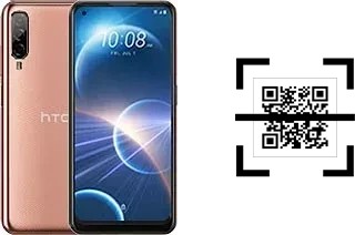 How to read QR codes on a HTC Desire 22 Pro?