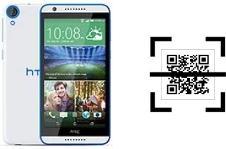 How to read QR codes on a HTC Desire 820q dual sim?