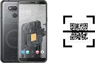 How to read QR codes on a HTC Exodus 1s?