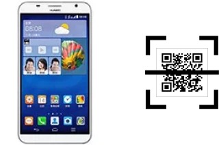 How to read QR codes on a Huawei Ascend GX1?