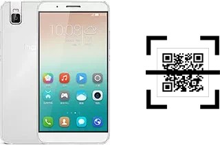 How to read QR codes on a Huawei Honor 7i?