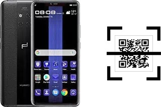 How to read QR codes on a Huawei Mate 20 RS Porsche Design?