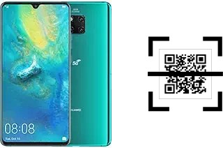 How to read QR codes on a Huawei Mate 20 X (5G)?