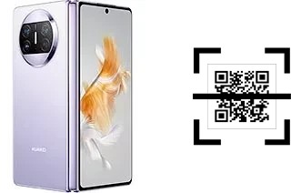 How to read QR codes on a Huawei Mate X3?