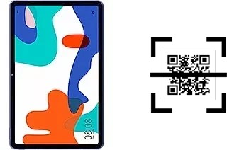 How to read QR codes on a Huawei MatePad 10.4 (2022)?