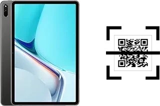 How to read QR codes on a Huawei MatePad 11 (2021)?