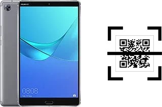 How to read QR codes on a Huawei MediaPad M5 8?