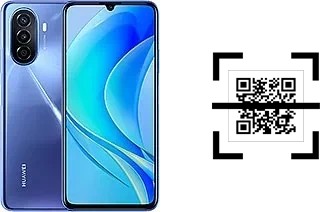 How to read QR codes on a Huawei nova Y70 Plus?