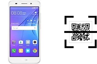 How to read QR codes on a Huawei Y3 (2017)?