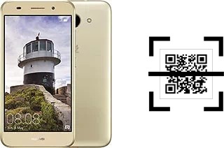 How to read QR codes on a Huawei Y3 (2018)?