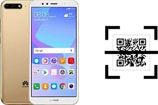 How to read QR codes on a Huawei Y6 (2018)?