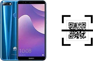 How to read QR codes on a Huawei Y7 (2018)?