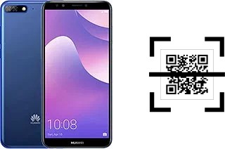 How to read QR codes on a Huawei Y7 Pro (2018)?