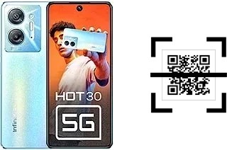 How to read QR codes on an Infinix Hot 30 5G?