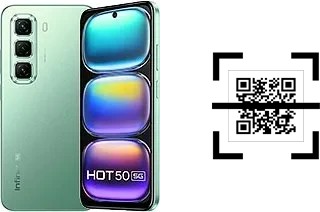 How to read QR codes on an Infinix Hot 50?