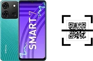 How to read QR codes on an Infinix Smart 7 (India)?