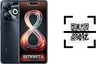 How to read QR codes on an Infinix Smart 8 (India)?