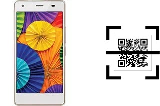 How to read QR codes on an Intex Aqua Ace?