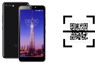 How to read QR codes on an itel P13 Plus?