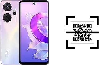 How to read QR codes on an itel P55+?