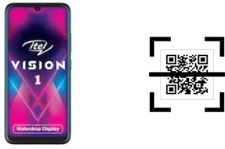 How to read QR codes on an itel Vision 1?