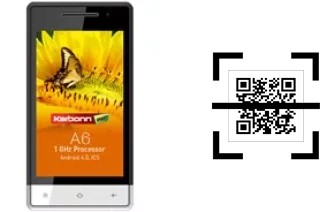 How to read QR codes on a Karbonn A6?