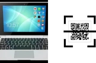 How to read QR codes on a Klipad Notebook KL2108NBE?