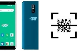 How to read QR codes on a Krip K55h?