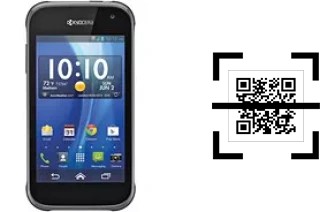 How to read QR codes on a Kyocera Hydro Xtrm?