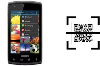 How to read QR codes on a Kyocera Rise C5155?