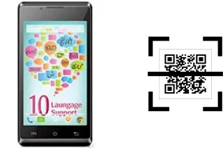 How to read QR codes on a Lava Iris 402e?