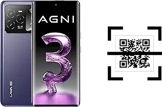 How to read QR codes on a Lava Agni 3?