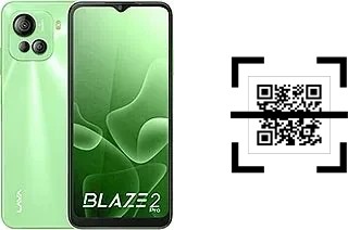 How to read QR codes on a Lava Blaze 2 Pro?