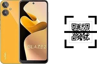 How to read QR codes on a Lava Blaze 2?