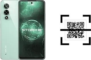 How to read QR codes on a Lava Storm?