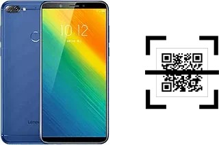 How to read QR codes on a Lenovo K5 Note (2018)?